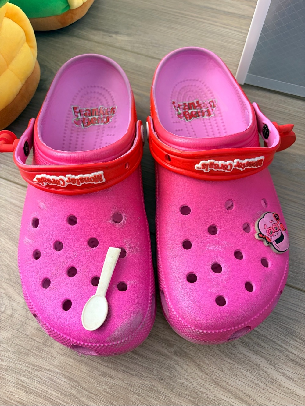 General Mills Frankenberry Crocs, size M11